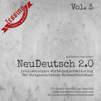 CHRISTIAN VON ASTER: „NeuDeutsch 2.0 Vol. 3 - periplaneta
