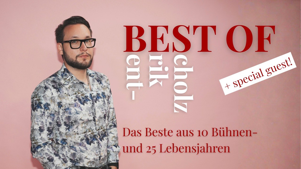 Best Of Bent - gutaussehender junger Mann vor rosa Wand.